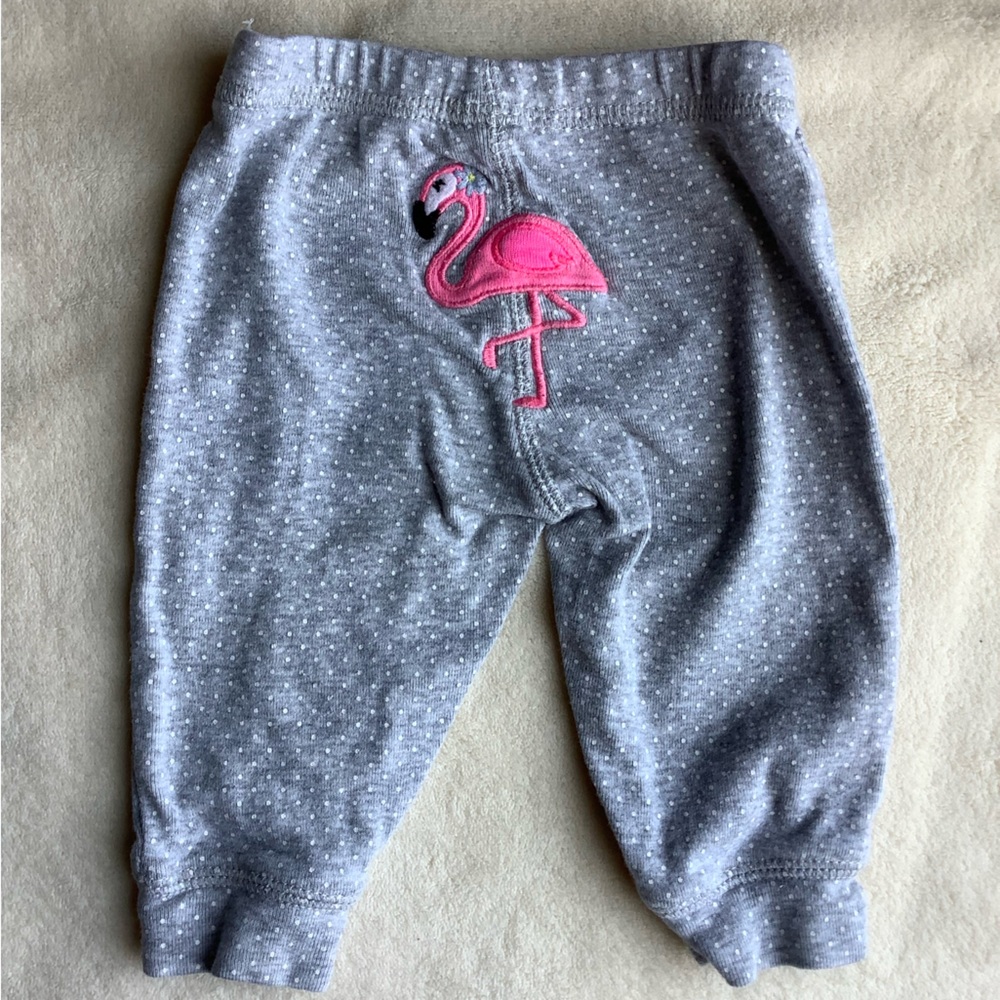 Carters Flamingo Bottom Pants 3M 3 Months